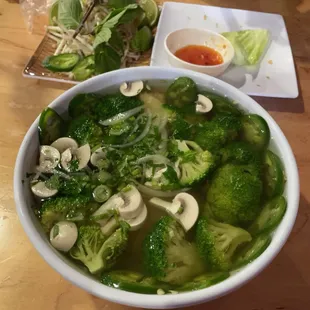 Vegetarian pho