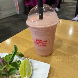 Strawberry Banana smoothie