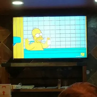 How many places show the Simpsons