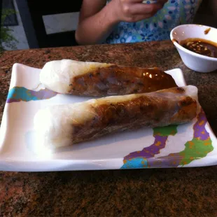 Beef Spring Rolls lots of flavor