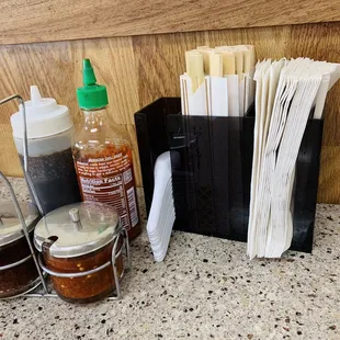 Typical Vietnamese Condiments and Utensils.