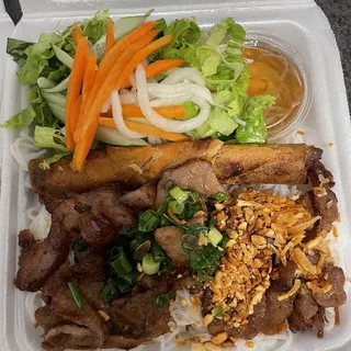 Spring Rolls and BBQ Pork