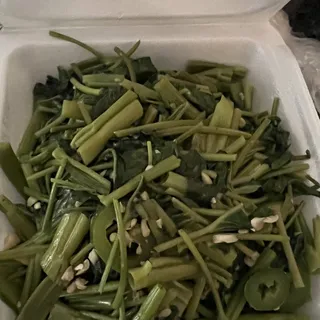 Ong Choi Garlic Stir Fry