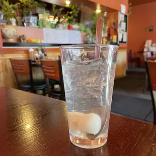 Water w Lychee Juice $0.50