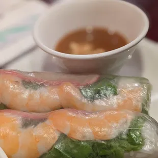 Spring rolls with pork and shrimp