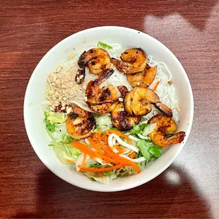 Shrimp vermicelli bowl