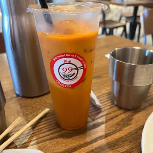 B2. Thai&apos;s Iced Tea with Milk