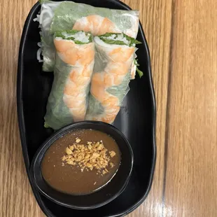 A4. Fresh Shrimp Spring Rolls