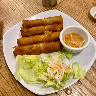 A6. Fresh Grilled Pork Spring Rolls