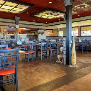 the interior of a restaurant