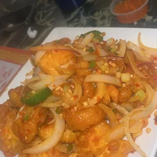 Spicy shrimp