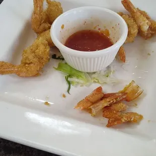 Fried shrimp I know but it was that good I took a picture after