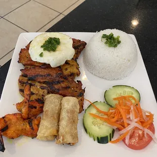 Combination Rice Plate