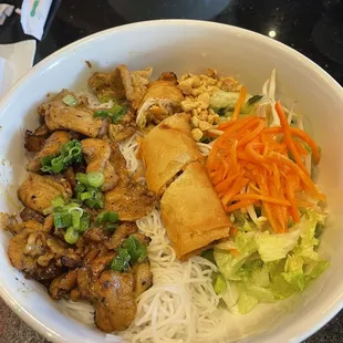 B2. Grill Pork with Egg Roll Vermicelli