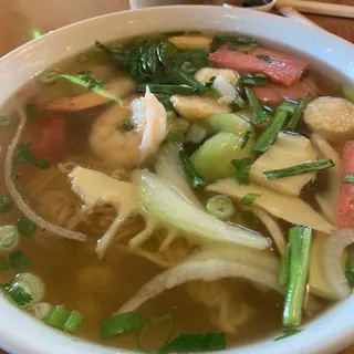 23e. Shrimp and Crab Egg Noodle Soup