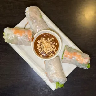 Fresh Spring Rolls Shrimp and Pork