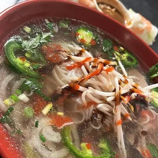 Rare Steak Noodle Soup