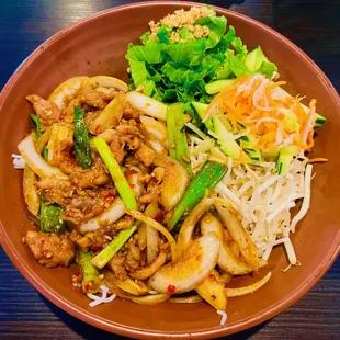 Vermicelli Stir Fried Chicken