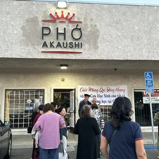 outside