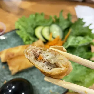 Crispy egg rolls