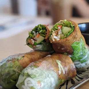 Lemongrass Beef Spring Rolls