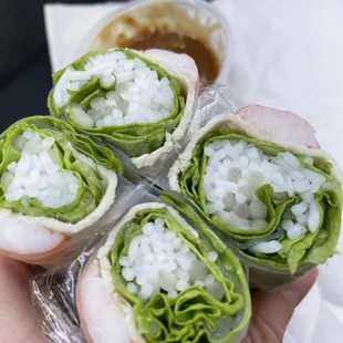 Spring Rolls Inside view