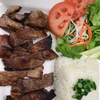 BBQ Pork Rice Dish