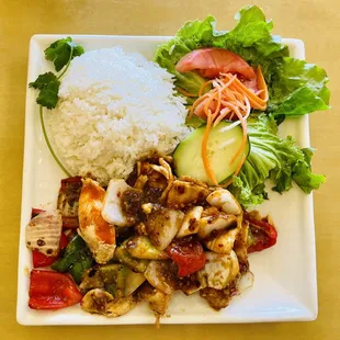 SF4. Lemongrass Stir Fried Chicken