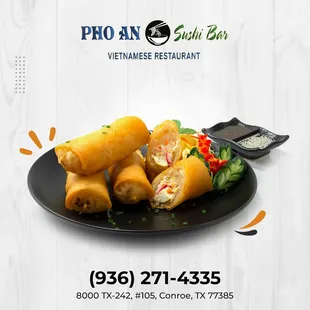 When you want to eat something that feels like home, go to the Pho An &amp; Sushi Bar
We bring Vietnamese cuisine to your table