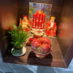 a display of various fruits and vegetables