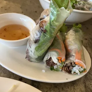 Pork fresh rolls