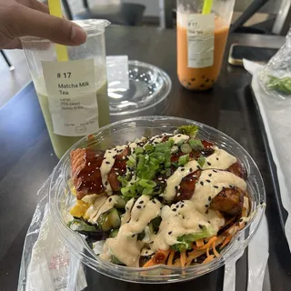 Creamy Sesame Salmon Bowl