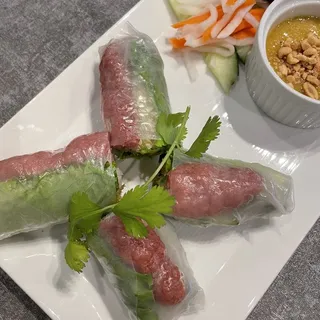 Grilled Pork Spring Roll - Nem Nng Cun