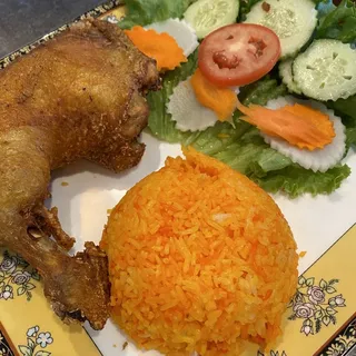 R1. Fried Crispy Chicken Rice - Cm G Xi M