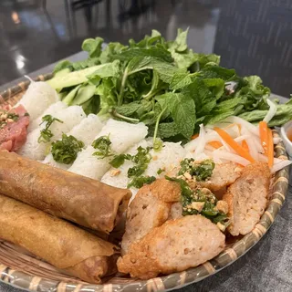 Hanoi-Style Vermicelli with Grilled Pork - Bn Ch H Ni