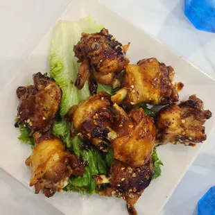 Canh ga chien nuoc mam (6)   Fried chicken wings marinated in fish sauce