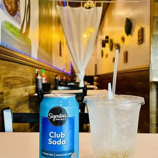 Salty Plum Soda Beverage