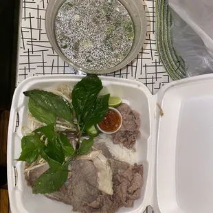 Pho Beef Eye Round, Flank And Brisket