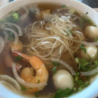 16. Seafood Noodles Soup