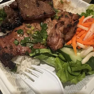 27. BBQ Chicken and Short Rib Plate