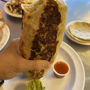 Beef burrito