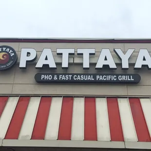 pattaya restaurant sign