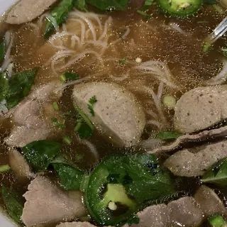 F8. Beef Meatball Noodle Soup