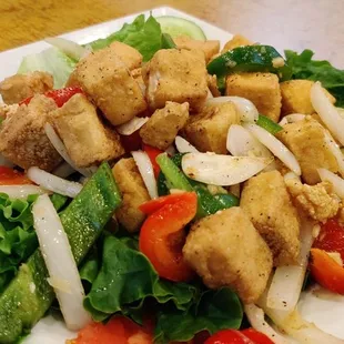 Salt n pepper tofu