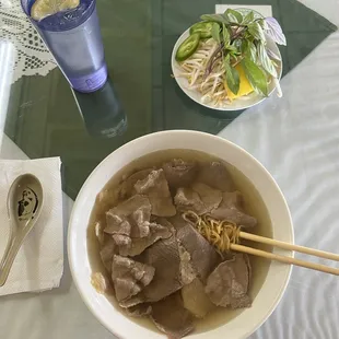 Beef Egg Noodle Soup