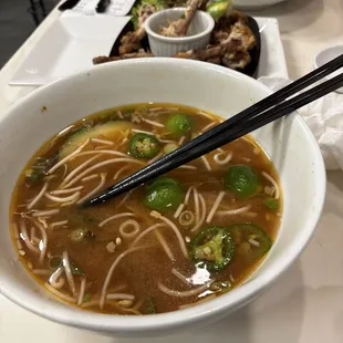 Steak and flank pho. Meh unfortunately