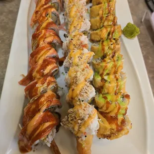 Fire Dragon,  Sunset and Crazy Boy