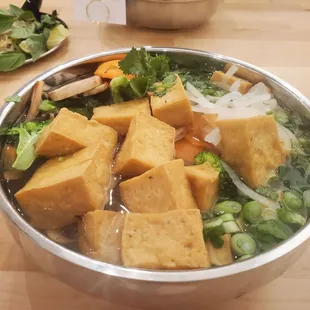 Fried Tofu Pho