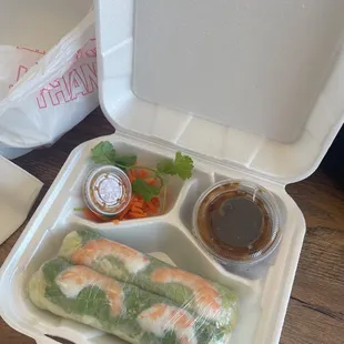 Shrimp 1. Spring Rolls