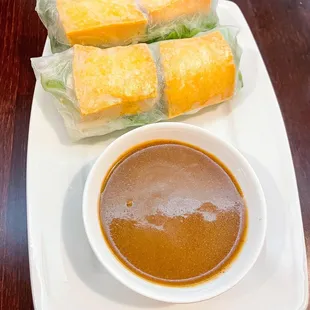 tofu spring rolls